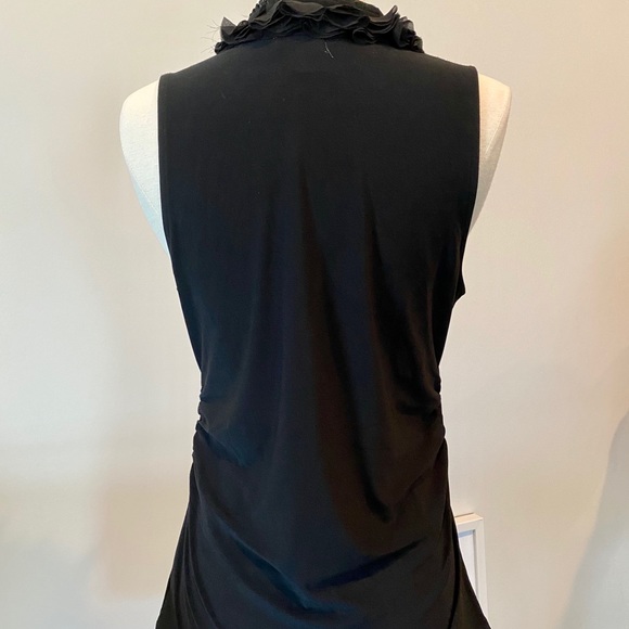 WHITE HOUSE BLACK MARKET Ruffle Neck Sleeveless - Picture 7 of 9